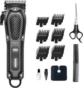 lot 19749 image: Haokry Hair Clippers for Men Professional - Cordless&Corded Barber Clippers for Hair Cutting & Grooming Rechargeable Beard Trimmer