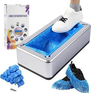 lot 19765 image: Shoe Covers Dispenser Shoe Cover Disposable Non Slip, User-Friendly and Reliable Shoe Cover Machine, Automatic Shoe Cover Dispenser for Home, Office, Factory Use