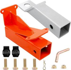 lot 19861 image: HQPASFY 093-1136-23 Hitch Kit with Pin 2 Hitch Receiver 093-1136-98 & 093-1111-00 Compatible with Bad Boy, 2021 & Up Maverick - Orange