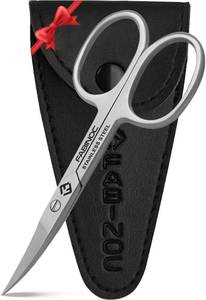 lot 19895 image: Curved Nail Scissors for Women & Men   German Quality Stainless Steel   Small Manicure Pedicure Scissors for Fingernail, Toe Nail, Eyebrows & Mustache