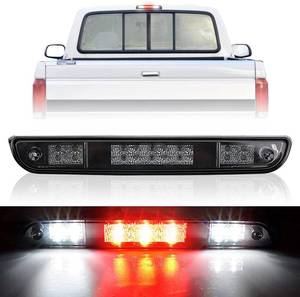 lot 19906 image: 3rd Brake Light for 1992 1993 1994 1995 1996 1997 Ford F150 F250 F350 Third Brake Light LED Bronco Tail Light Cargo Light Cab Lamp Assembly-Smoke Lens