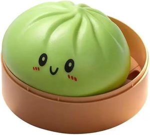 lot 19920 image: Dumplings Squishy Mystery Dumplings Squishy Stress Balls Fidget Sensory Toy Soft Squeeze Decompression Dough (Green)