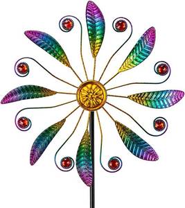 lot 19961 image: Metal Wind Spinners Outdoor,Wind Spinners for Yard and Garden Kinetic Windmill Waterproof Wind Sculptures & Spinners for Patio Lawn Decor