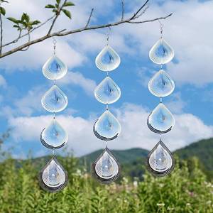 lot 19969 image: Reflective Bird Deterrents for Outside   Bird Repellent Devices Outdoor   3D Wind Spinners Outdoor Garden Decor  3 Set Bird Repellent to Keep Woodpecker & Pigeons Away from Window Roof (Style 4)