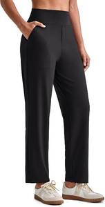 lot 19972 image: G4Free ShiftReady Womens Ankle Dress Yoga Pants with Pockets Stretchy Business Casual Slacks Work Trousers Travel Pant Size XL