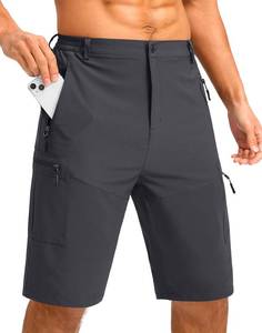 lot 19989 image: Pudolla Mens Hiking Cargo Shorts 9711 Lightweight Outdoor Shorts for Men Trip Golf Camping Casual with 5 Zipper Pockets