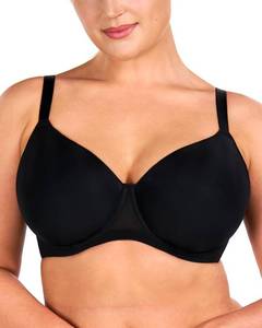 lot 19441 image: HSIA Minimizer Bra for Women - Air Mesh T-Shirt Full Coverage Seamless Bra Plus Size Underwire Padded Bra for Large Bust