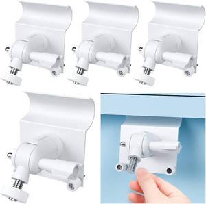 lot 19461 image: 4 Pcs Vinyl Siding Clips Hooks for Mounting Security Camera Hanger No Drill Outdoor Weatherproof Stainless Steel Vinyl Hooks Compatible with Indoor Cam