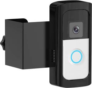 lot 19487 image: Anti-Theft Video Doorbell Camera MOUNT, Doorbell Bracket No Drilling Compatible with Battery Doorbell(2024 release) for Houses, Apartments, Rentals (Black)