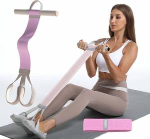 lot 19489 image: Multifunctional Tension Rope Sit-Up Assistance, Knitted Fitness Equipment for AbdominalWaistArmLeg Stretching & Weight Loss Training