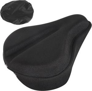 lot 19540 image: Bike Seat Cushion, Universal Gel Padded Bicycle Seat Cover for Men Women, Comfort Soft Saddle Cover for Indoor and Outdoor Bikes, Compatible with Peloton Stationary, MountainRoad Bikes