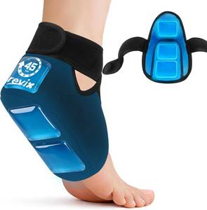lot 19575 image: REVIX Heel Ice Pack Wrap for Achilles Tendonitis & Plantar Fasciitis with 45-Min Long Lasting Cold Therapy, Lightweight Gel Ice Pack for Foot & Heel Swelling, Reusable Ice Wrap, 1 Pack