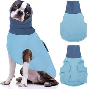 lot 19603 image: AOFITEE Dog Anxiety Vest, Dog Anxiety Calming Hoodie, Pet Thunder Jacket Calming Shirt for Fireworks, Thunder, Travel, Separation, Noise Block & Ear Protection Recovery