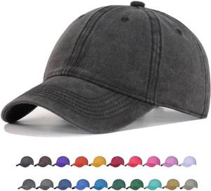 lot 20007 image: TSSGBL Vintage Cotton Washed Baseball Cap S to XXL Unstructured Low Profile Adjustable Distressed Dad Hat for Men Women