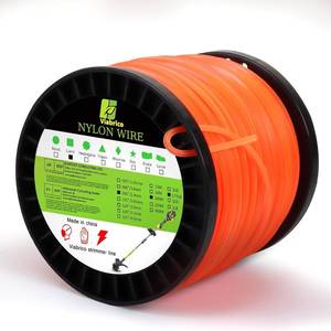 lot 20017 image: Viabrico .095 Weed Eater String, Square Orange Heavy Duty String Trimmer Line, Weed Wacker String Universal Commercial Grade, Premium Nylon Weedeater Line 0.095 x 1.7LB, 330Foot