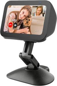 lot 20076 image: Stand for Echo Show 5 (3rd Gen) & Cell Phone Adjustable Height Smart Speaker Stand Table Mount Bracket Magnetic Anti-Slip Base for Show 5 3rd Generation