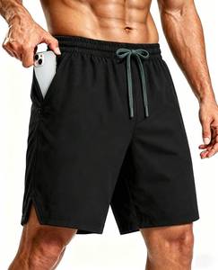 lot 20111 image: Men 2 in 1 Running Shorts with Compression Liner 5 7 Quick Dry Workout Athletic Shorts with Pockets Towel Loop, Size Large