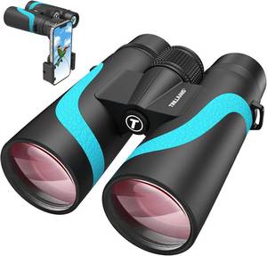 lot 20116 image: 15x55 UHD Binoculars for Adults High Powered with Phone Adapter - Large View, BAK4 Prism, Waterproof, Lightweight for Bird Watching, Hunting, Cruise, Travel, Camping (Blue)