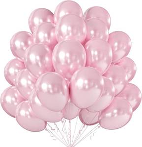 lot 20142 image: KALOR 12 Inch Balloons, 50 Pcs Shiny Latex Helium Balloons for Kids Birthday Party, Baby Shower, Wedding, Graduate Party Decorations - BLUE