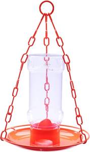 lot 20709 image: Perky-Pet Wild Oriole Jelly Bird Feeder - 32oz Capacity, Built-in Stirrer with Large Circular Feeding Tray, Wraparound Perch, Outdoor Garden D cor for Backyard Birding & Wildlife, No Hanging Chain