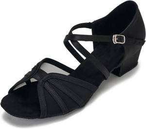 lot 20046 image: Low Heel Ballroom Dance Shoes Women Latin Salsa Practice Dancing Shoes 1.5 Inch Heel ZB14 Size 7.5
