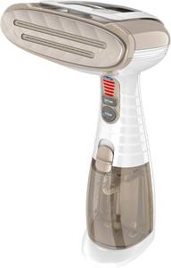 lot 20614 image: Conair Handheld Garment Steamer for Clothes, Turbo ExtremeSteam 1875W Fabric Steamer, Portable Handheld Design, Strong Penetrating Steam, WhiteChampagne
