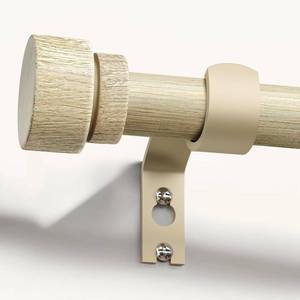 lot 20201 image: Lootkell Antique White Curtain Rods for Windows 48 to 84 Inches Heavy Duty Adjustable 1 Diameter Window Rod with Decorative Finials for Bedroom Living Room Kitchen Outdoor Farmhouse