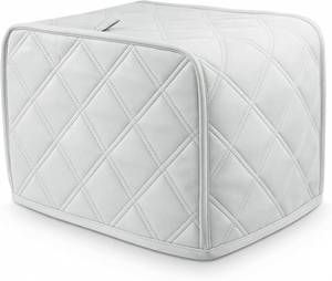 lot 20210 image: 1-Pack 2 slice Toaster Cover, Polyester Fabric Quilted Two Slice Toaster Appliance Dust-proof Cover For Kitchen Small Appliance Dust and Fingerprint Protection