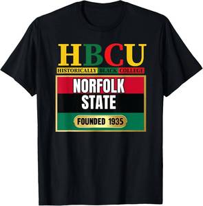 lot 20292 image: Norfolk State, NSU, HBC Graphic T-Shirt SIZE XL