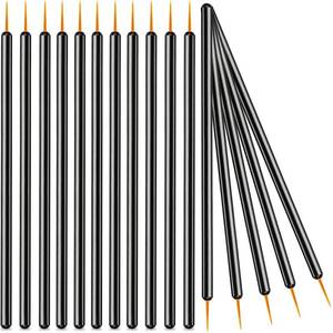 lot 20308 image: KINGMAS 100 Pack Eyeliner Brush, Disposable Ultra-fine Point Eyeliner Applicator Cosmetic Eye Wands Eye Liner Makeup Tool