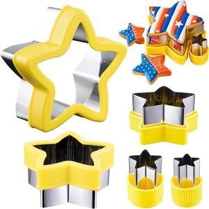 lot 20342 image: ETERSION Star Cookie Cutter 5 Pieces 5 Sizes 1 to 4