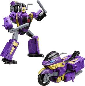 lot 20353 image: Transformers Age of the Primes Sideways, Voyager Class 5.75-Inch Converting Action Figure with 2 Mini-Con Figures, Robot Toys for Ages 8