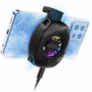 lot 20368 image: Phone Cooler for Gaming   Fast Cooling Semiconductor Cell Phone Fan with Low Noise, Portable & Adjustable Phone Cooling Fan Compatible with iPhone & Android