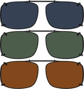 lot 20382 image: Eyekepper Large Clip On Sunglasses Polarized Lens