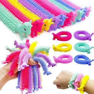 lot 20404 image: 20 Pack Stretchy String Fidget Toys,Sensory Fidget Stretch Toys,Sensory Noodle Strings for Kids Adults Stress Relief,Party Favors