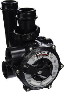 lot 20451 image: Hayward SP0710X62 Pro-Series Vari-Flo Replacement 1-12-Inch Control Valve Assembly with Gauge