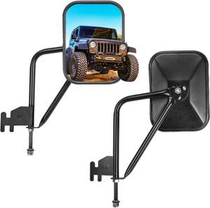 lot 20749 image: JOYTUTUS Upgraded Mirrors Doors Off for Wrangler JK JKU JL JLU & Gladiator JT 2007-2026, No Vibrate & Wobble Wide Side Mirrors, Easy-Install Doorless Mirror for Safe Doors Off Driving