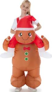 lot 21005 image: VioraWhite Inflatable Costume for Kids Funny Blow up Costume for Children Boy Girl Party Cosplay Outfit