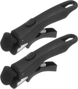 lot 21090 image: uxcell 2pcs Removable Handle, 7.5 Inch Detachable Handle for Pots and Pans, Universal Pot Handle Replacement Suitable for All Cookware Black