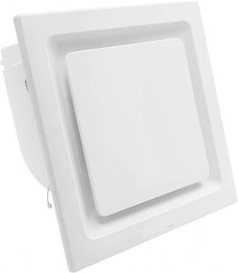 lot 20575 image: Bathroom Exhaust Fan without Light, Ceiling Mount Ventilation Fan bathroom extractor 110V bathroom fan for Kitchen 120CFM 1.2Sones (Square)