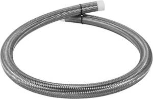 lot 20940 image: 1 Pcs AN12 Fuel Line Hose 3.3ft Vacuum Hose Automotive 12AN CPE Fuel Hose Silver Tone CPE Rubber,Stainless Steel Braided