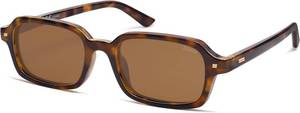 lot 20971 image: SOJOS Trendy Rectangle Polarized Sunglasses Womens Mens, Small Retro Fashion Thin Slim Square Sunnies SJ2610