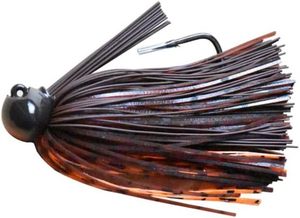 lot 21113 image: DOBYNS RODS Extreme JIG 12 OZGAMAKATSU Hook 50  3 PackBrownOrange Special
