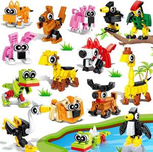 lot 21120 image: 30PCS Mini Animal Building Blocks Summer Party Favors for Kids 4-8 8-12 Birthday Goodie Bags Stuffers Classroom Treasure Box Carnival Prizes Small Toys Bulk Pinata Fillers Return Gifts for Girl Boy