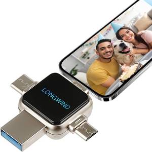 lot 21123 image: Photo Stick Flash Drive,LONGWIND 512GB USB 3.0 High Speed Thumb Drive,USB Memory Stick Portabl External Easy Backup Photo Storage for PhoneAndroidPCLaptopTablet (Silver)