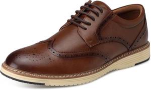 lot 21152 image: Mens Oxfords Dress Shoes  Casual Business Men Derby Shoe Formal Plain Toe Oxford, Size 10.5