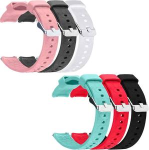 lot 21159 image: FitTurn Compatible with Garmin Venu 2sVivoactive 4S Vivomove 3SForerunner 265s 255s band Silicone Hexagon pattern 18mm Sport Straps Soft Quick Release Colorful Wristbands for Venu 2s GPS Smartwatch