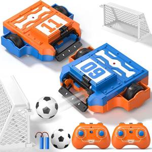lot 20428 image: Remote Control Battle Robots Soccer Robot Game Set for Kids, 2-Player RC Football Robots Table Game with 2 Balls & 2 Goals, Fighting Robot STEM Toy Birthday Gift for Boys and Girls Age 5 & Up