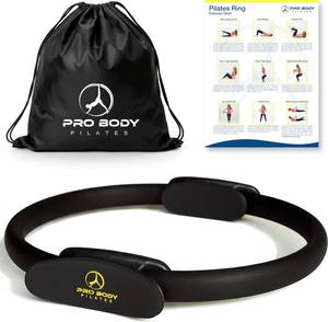 lot 20781 image: ProBody Pilates Fitness Circle   14 Inch Pilates Ring for Focusing on Toning Inner Thighs, Arms, and Core