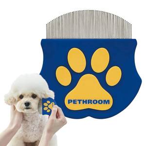lot 20789 image: PETHROOM Professional Eye Comb for Pets  Stainless Steel Tear Stain Remover for Cats & Dogs  Gentle Round-Head Grooming Tool  Compact & Portable for Eye Gunk Removal
